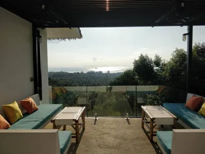 Villa Nour - 3 BR sea view pool villa in Srithanu – Photos 12